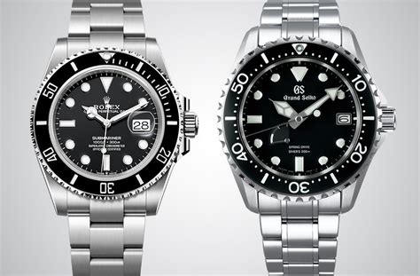 rolex submariner seiko|Rolex vs grand Seiko movement.